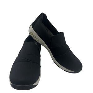 Therafit Meghan Black Sneaker Slip On Comfort Lightweight Women's Size 9.5 - 10